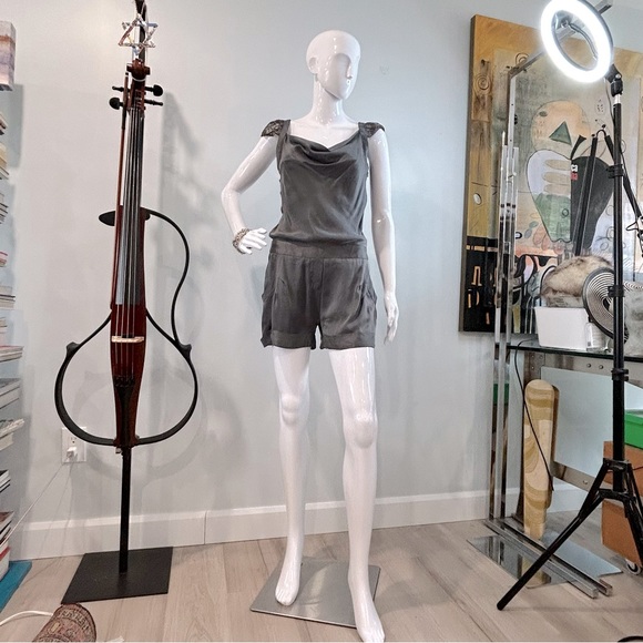 Super Trash 100% Silk Romper - Picture 4 of 16